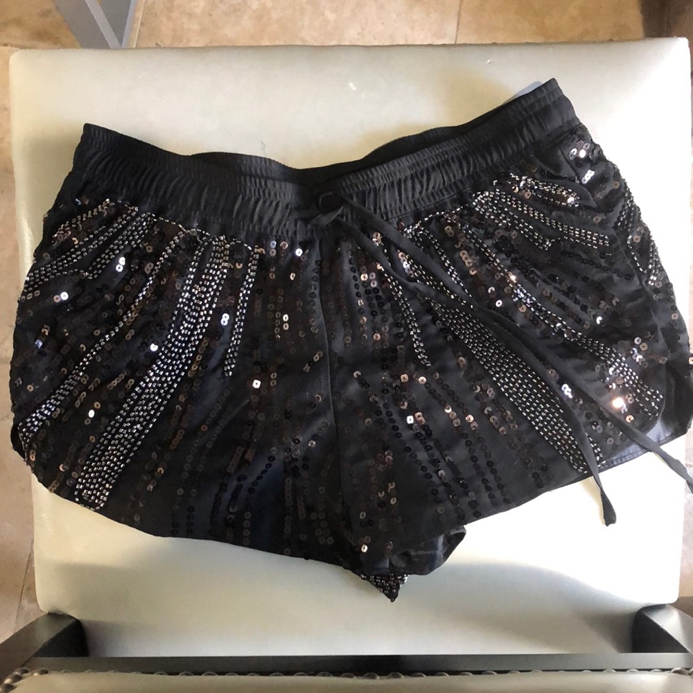Sequined shorts